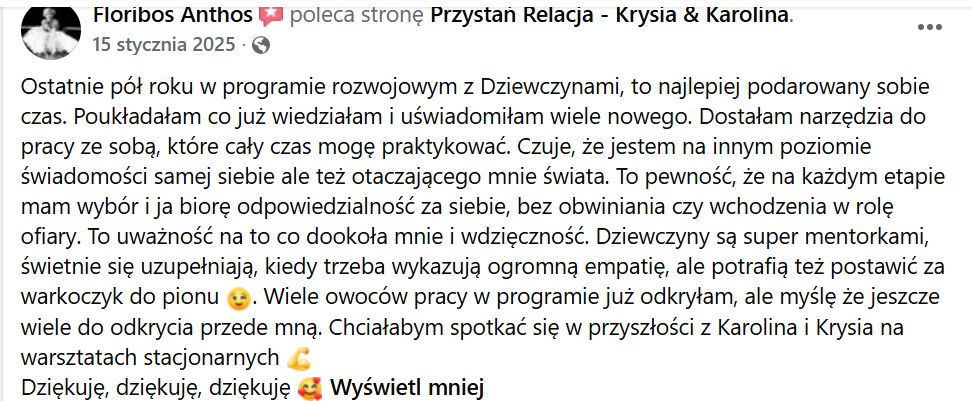 Opinia o narzędziach, świadomości i odpowiedzialności za siebie