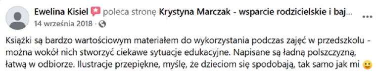 Opinia rodzica o serii Mądre Bajki Krystyny Marczak