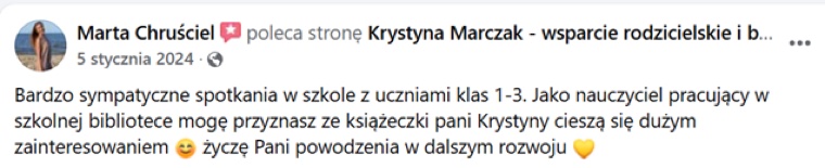 Opinia rodzica o serii Mądre Bajki Krystyny Marczak