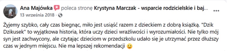 Opinia rodzica o serii Mądre Bajki Krystyny Marczak
