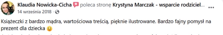 Opinia rodzica o serii Mądre Bajki Krystyny Marczak