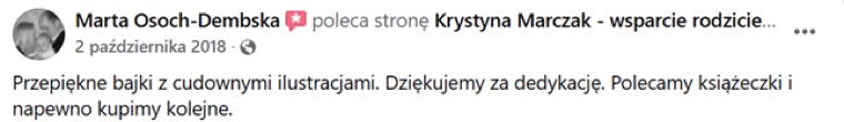 Opinia rodzica o serii Mądre Bajki Krystyny Marczak