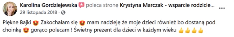 Opinia rodzica o serii Mądre Bajki Krystyny Marczak