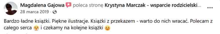 Opinia rodzica o serii Mądre Bajki Krystyny Marczak
