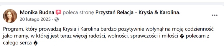 Opinia klientki o Krystynie Marczak