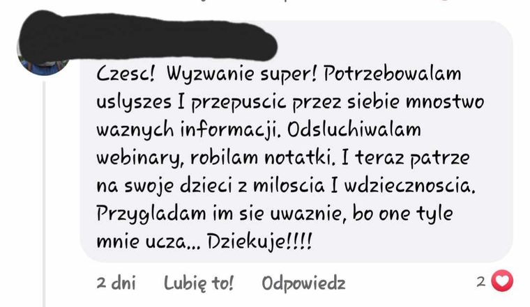 Opinia mamy o webinarze Krystyny Marczak