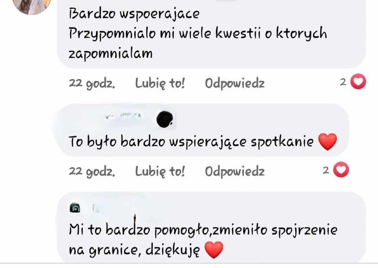 Opinia uczestniczki o wsparciu w wypaleniu macierzyńskim